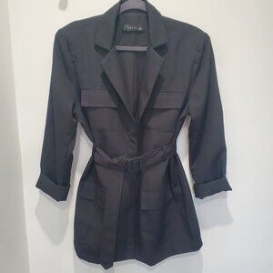 Lioness Belted Black Blazer  XL